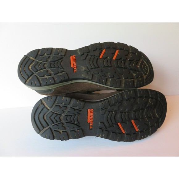 Merrell Steel Toe Work Shoes Mens Size 11.5 Espresso Brown Leather - Picture 7 of 9